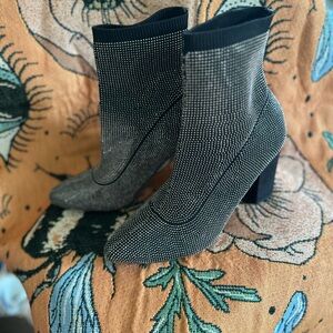 Studded and sparkles boots